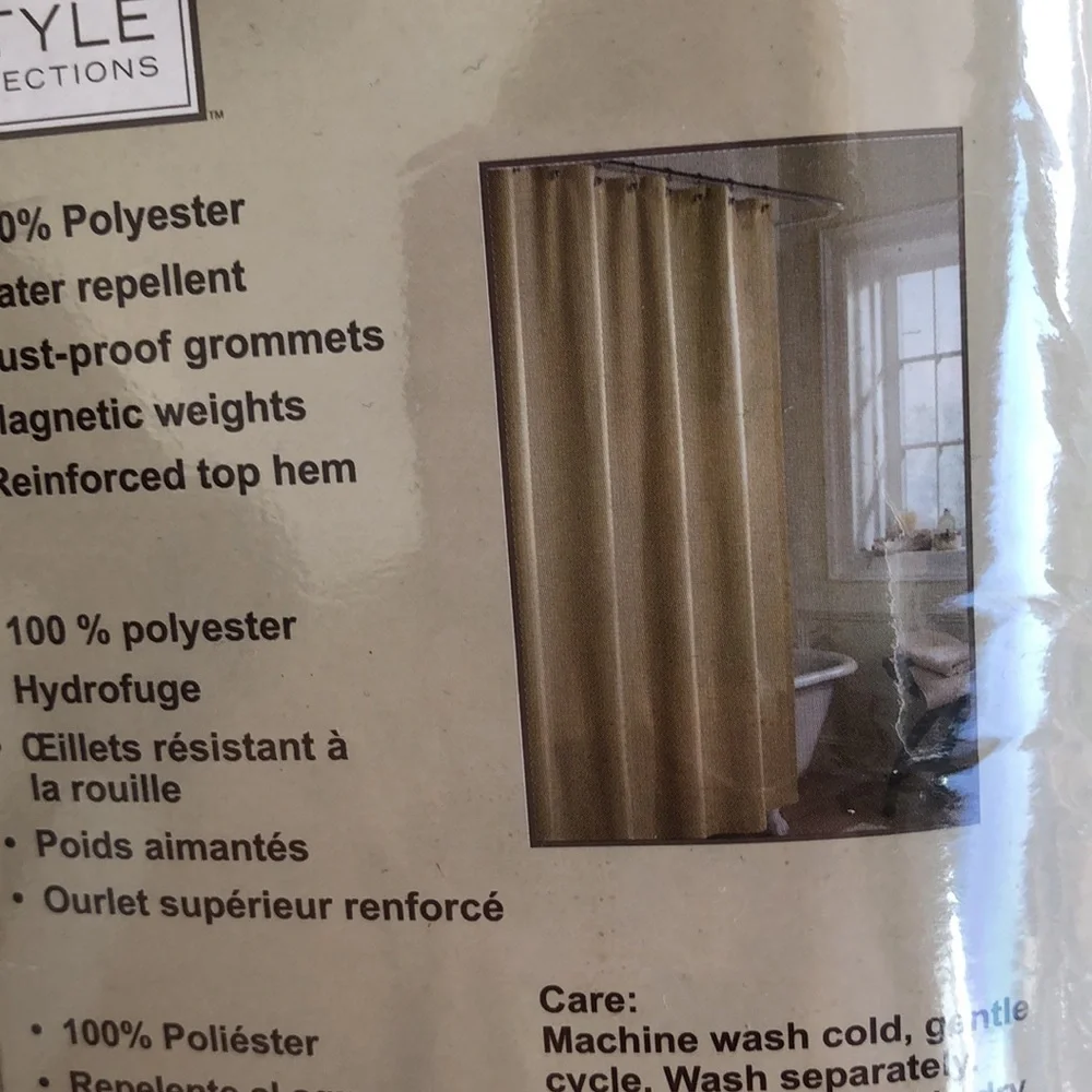 Style Collection shower curtain
